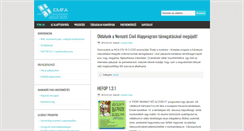 Desktop Screenshot of emfa.hu