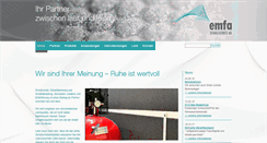 Desktop Screenshot of emfa.ch